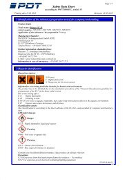 FG35 Materials Safety Data Sheet COSHH - Rubber4Roofs