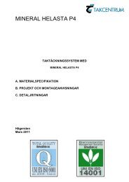 LÃ¤ggningsanvisning Mineral Helasta P4 - Takcentrum