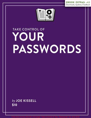 Take Control of Your Passwords (1.1) SAMPLE