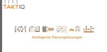 Unternehmensvorstellung TAKTIQ - TAKTIQ GmbH & Co. KG