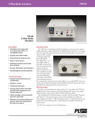 Clear Com TW40 Two Way Radio Interface brochure - Talamas