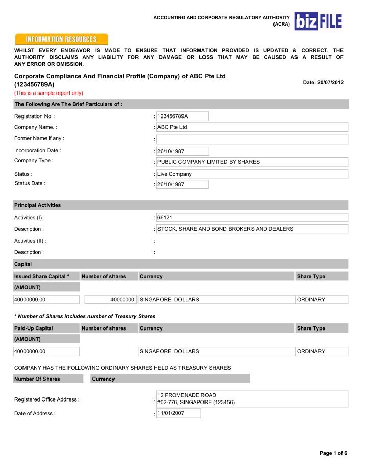 84 Free Magazines From ACRA GOV SG 84 Free Magazines From ACRA GOV SG