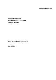 Crack Detection Methods For Lead-free Solder Joints - NPL ...