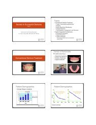 Successful Dentures Part II - Removable Prosthodontics