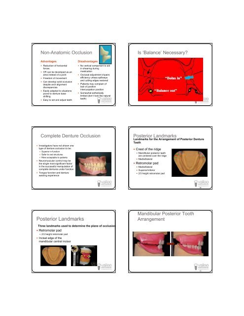 Successful Dentures Part II - Removable Prosthodontics