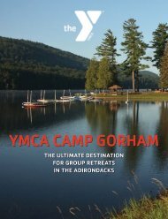 YMCA CAMP GORHAM - YMCA of Greater Rochester