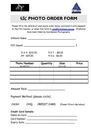 F2C PHOTO ORDER FORM - Fit 2 Cheer