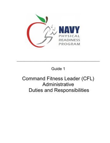 Command Fitness Leader (CFL) Administrative Duties and ...