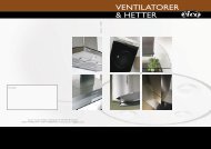 VENTILATORER & HETTER - Kvandal KjÃ¸kken