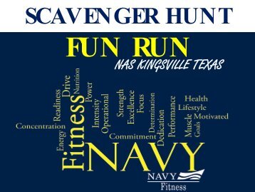 Scavenger Hunt Fun Run - From the Field Initiatives