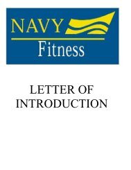 letter of introduction - Fitness, Sports and Deployed Forces Support