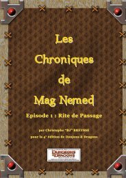 Chroniques de Mag Nemed - Episode 1 : Rite de Passage - Sden