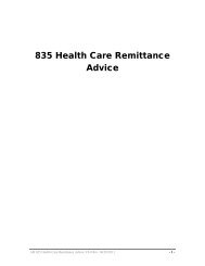 Health Care Remittance Advice (835) - AmeriHealth.com