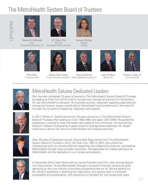 Annual Report - The MetroHealth System