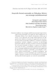 Desarrollo forestal sustentable en Chihuahua, MÃ©xico: una ...