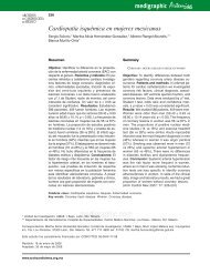 CardiopatÃa isquémica en mujeres mexicanas - edigraphic.com