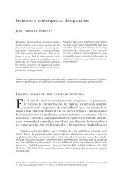 Fronteras y convergencias disciplinarias - E-journal - Universidad ...