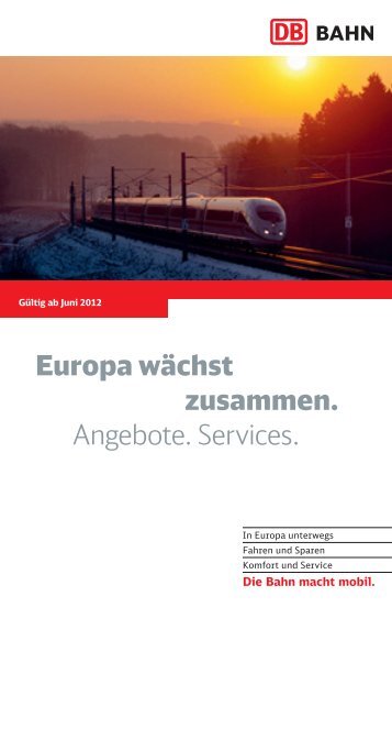 Europareisen (PDF, 1.54MB) - Bahn