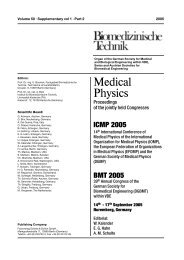 BMT2005 Band 2.indd - Bernd SchÃ¼tze: Medizinische Informatik