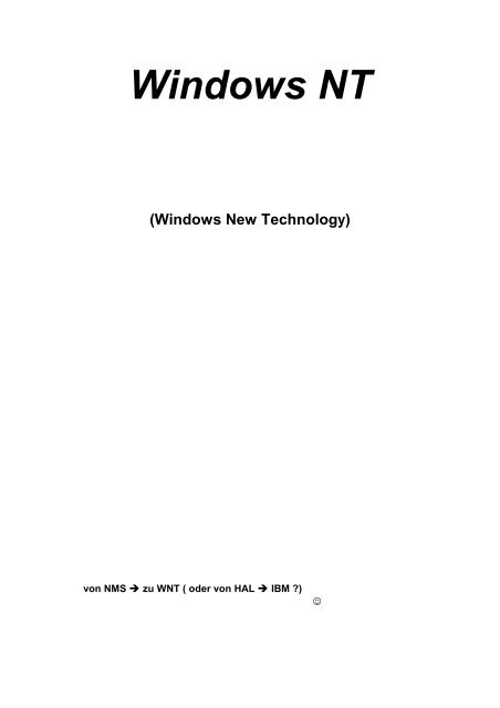 Windows Nt 4.0