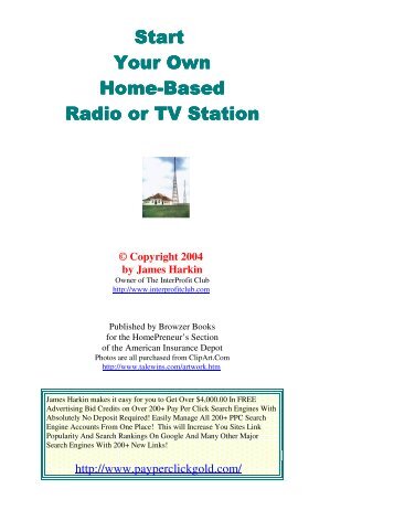 How to Start Your Own Radio or Television Station - Tale Wins