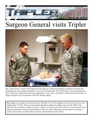 Surgeon General visits Tripler - Tripler Army Medical Center - U.S. ...