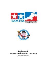 Fighter Cup Reglement 2013 - Tamiya