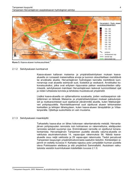 Tampereen kaupunki Tampereen HervantajÃ¤rven osayleiskaavan ...