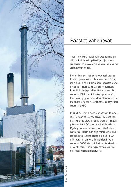 Ilmanlaatu Tampereella- esite (pdf) - Tampereen kaupunki