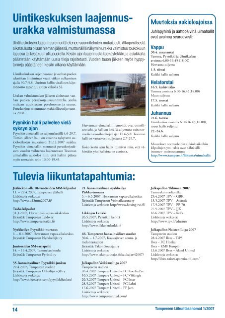 1/2007 - Tampereen kaupunki