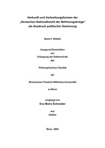 Herkunft und Verbreitungsformen der ... - Burschenschaftsgeschichte