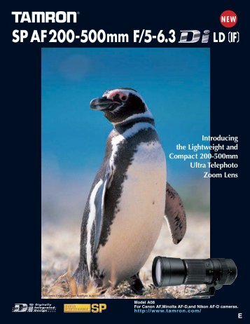 SP AF200-500mm F/5-6.3 - Tamron