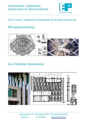 PEINTINGER + EBERWEIN Ingenieurbüro für Natursteintechnik