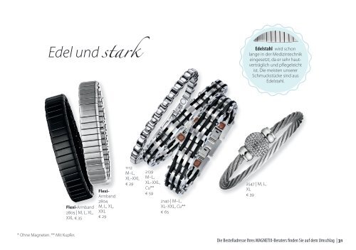 Magnetix Hauptkatalog 2014-2015 Magnetschmuck aus Frankfurt