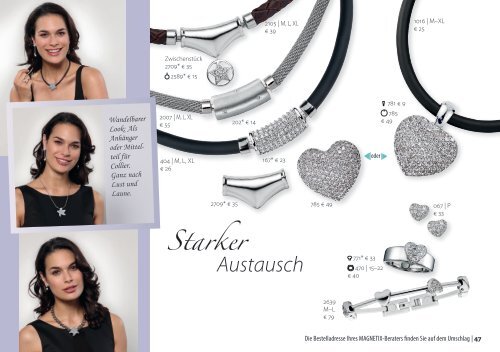 Magnetix Hauptkatalog 2014-2015 Magnetschmuck aus Frankfurt