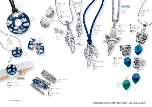 Magnetix Hauptkatalog 2014-2015 Magnetschmuck aus Frankfurt