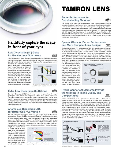 LENS CATALOGUE - Tamron