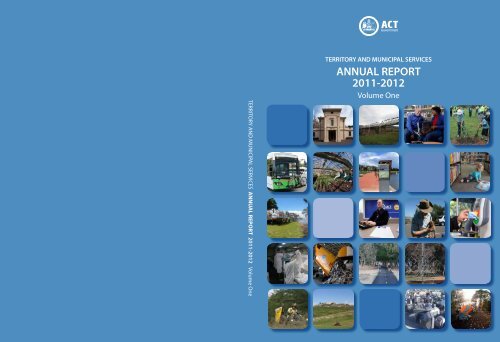 annual report 2011-2012 - Territory and Municipal Services - ACT