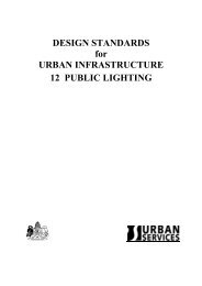 DESIGN STANDARDS for URBAN ... - ACT Government