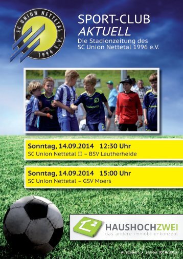 SPORT-CLUB AKTUELL - No. 3 (14.09.2014)