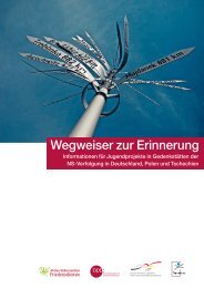 Wegweiser zur Erinnerung - Tandem