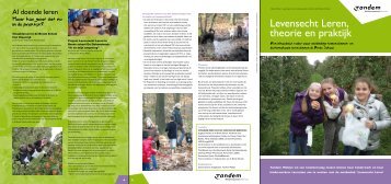 Levensecht Leren, theorie en praktijk - Tandem Welzijn