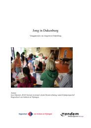 Jong in Dukenburg - Tandem Welzijn