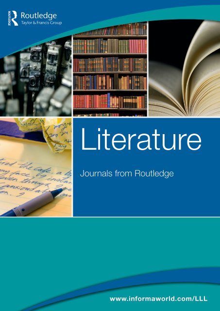 Journals from Routledge - Taylor & Francis