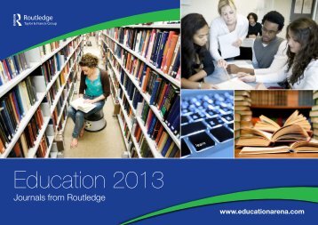 Education Journals Catalogue - Taylor & Francis