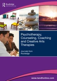 Psychotherapy, Counseling, Coaching and ... - Taylor & Francis