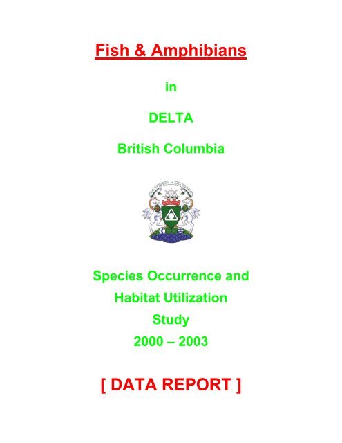 Delta Fish and Amphibian Study 2000-2003_ DATA ...