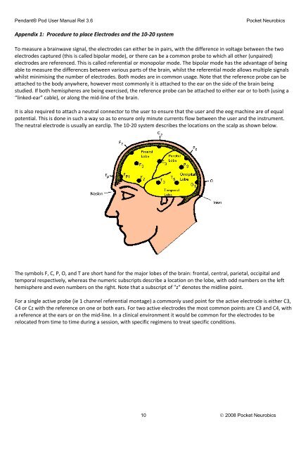 Pendant EEG Manual - Bio-Medical Instruments, Inc.