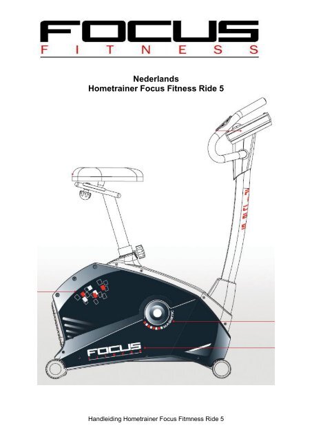 Nederlands Hometrainer Focus Fitness Ride 5 - BeterSport