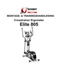 Crosstrainer Ergometer Elite 805 - BeterSport
